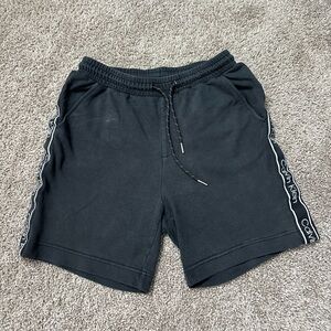 Calvin Klein Black Lounge Shorts – Logo Tape Sides (Size S)
